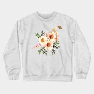 Delicate spring flowers Crewneck Sweatshirt